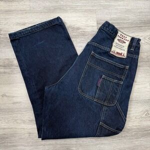 Phat Farm Jeans Mens 34x34 Carpenter Denim Utility Workwear Retro 90s Style